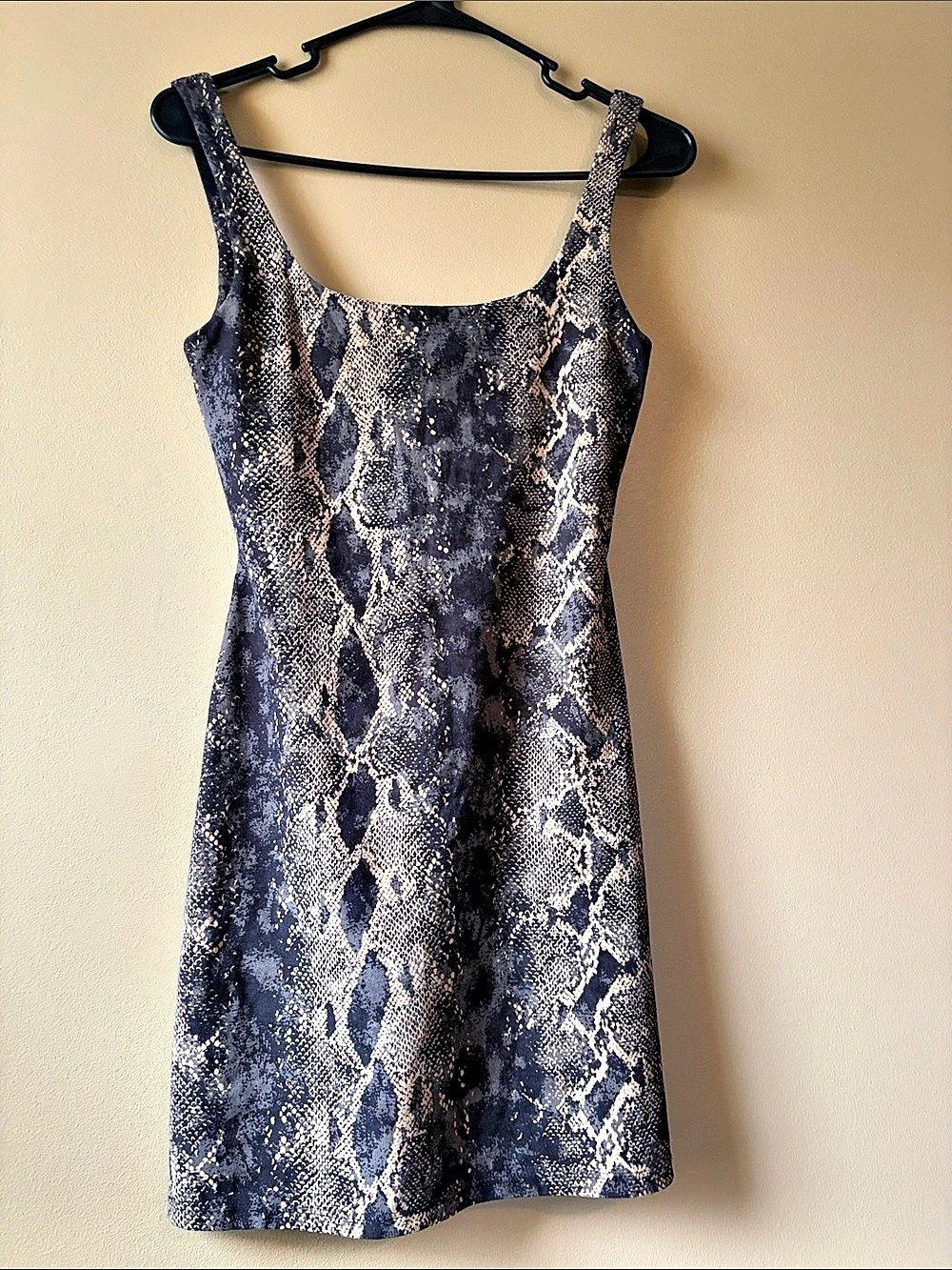 Snake Print Mini Dress Like New